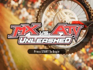 MX vs ATV Unleashed (USA) screen shot title